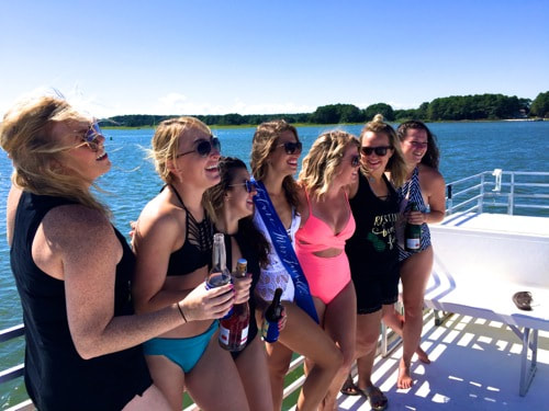 Bachelorette party boat Ocean City, MD
