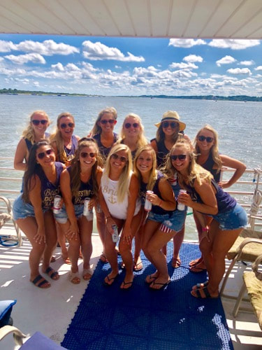 Bridal booze cruise starts in the Ocean City, MD bays.