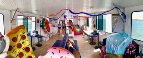 Inside picture of the best party boat in Ocean City, MD.